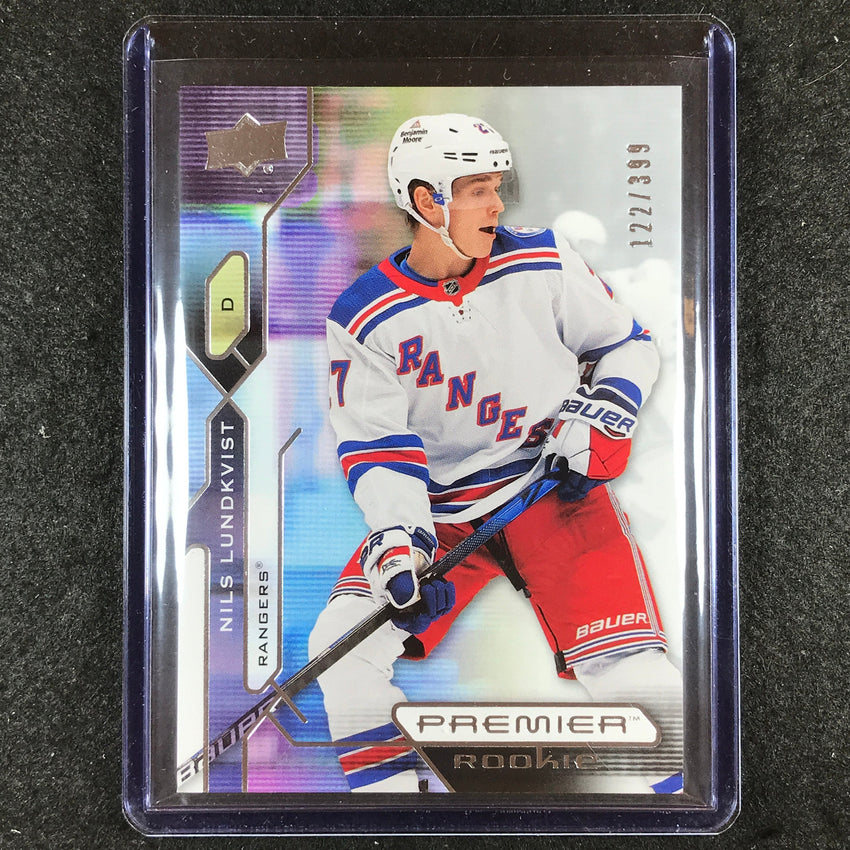 2021-22 Premier Hockey NILS LUNDKVIST Rookie Base 122/399 #120
