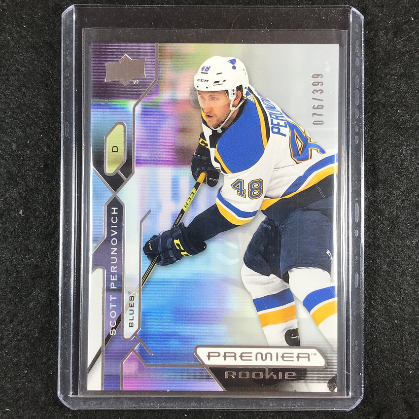 2021-22 Premier Hockey SCOTT PERUNOVICH Rookie Base 76/399 #121