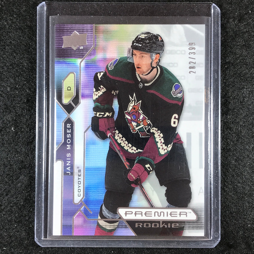 2021-22 Premier Hockey JANIS MOSER Rookie Base 282/399 #138
