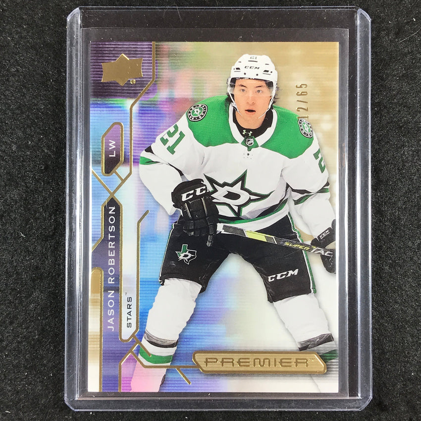 2021-22 Premier Hockey JASON ROBERTSON Base Gold 12/65 #44