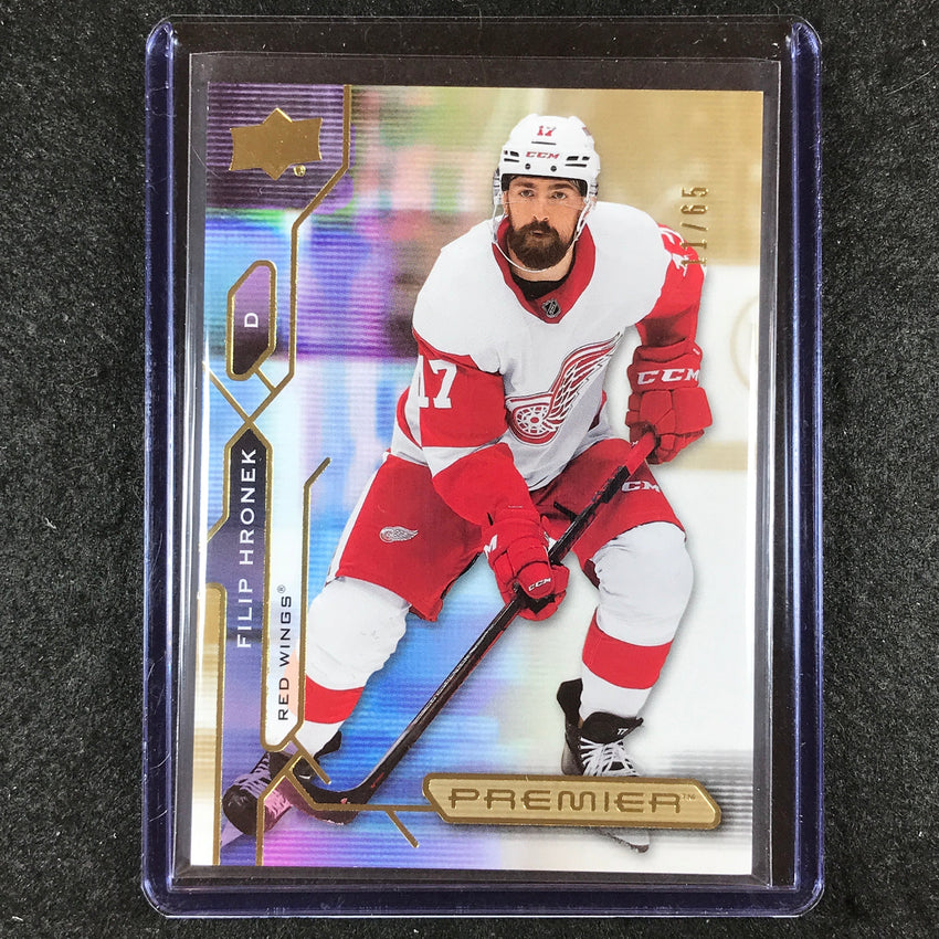 2021-22 Premier Hockey FILIP HRONEK Base Gold 11/65 #68