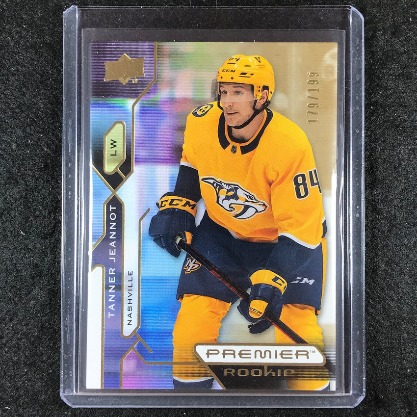 2021-22 Premier Hockey TANNER JEANNOT Rookie Base Gold 179/199 #105