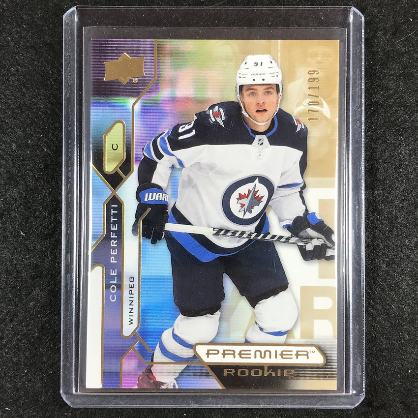2021-22 Premier Hockey COLE PERFETTI Rookie Base Gold 170/199 #115