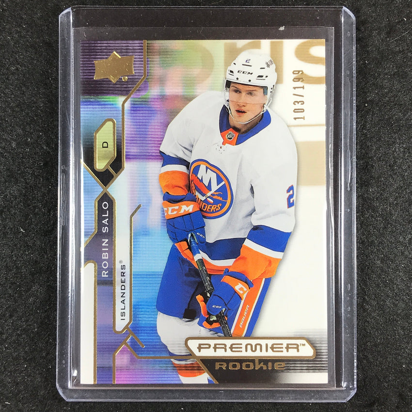 2021-22 Premier Hockey ROBIN SALO Rookie Base Gold 103/199 #129
