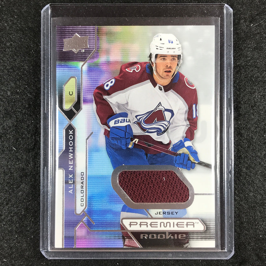 2021-22 Premier Hockey ALEX NEWHOOK Base Rookie Jersey Relic #111