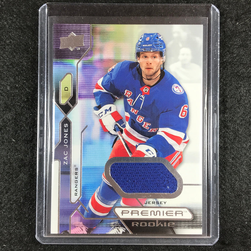 2021-22 Premier Hockey ZAC JONES Base Rookie Jersey Relic #145