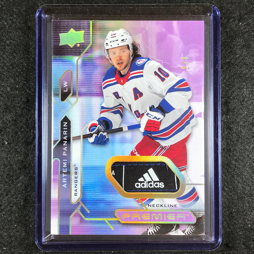 2021-22 Premier Hockey ARTEMI PANARIN Base Neckline Patch Relic 2/3