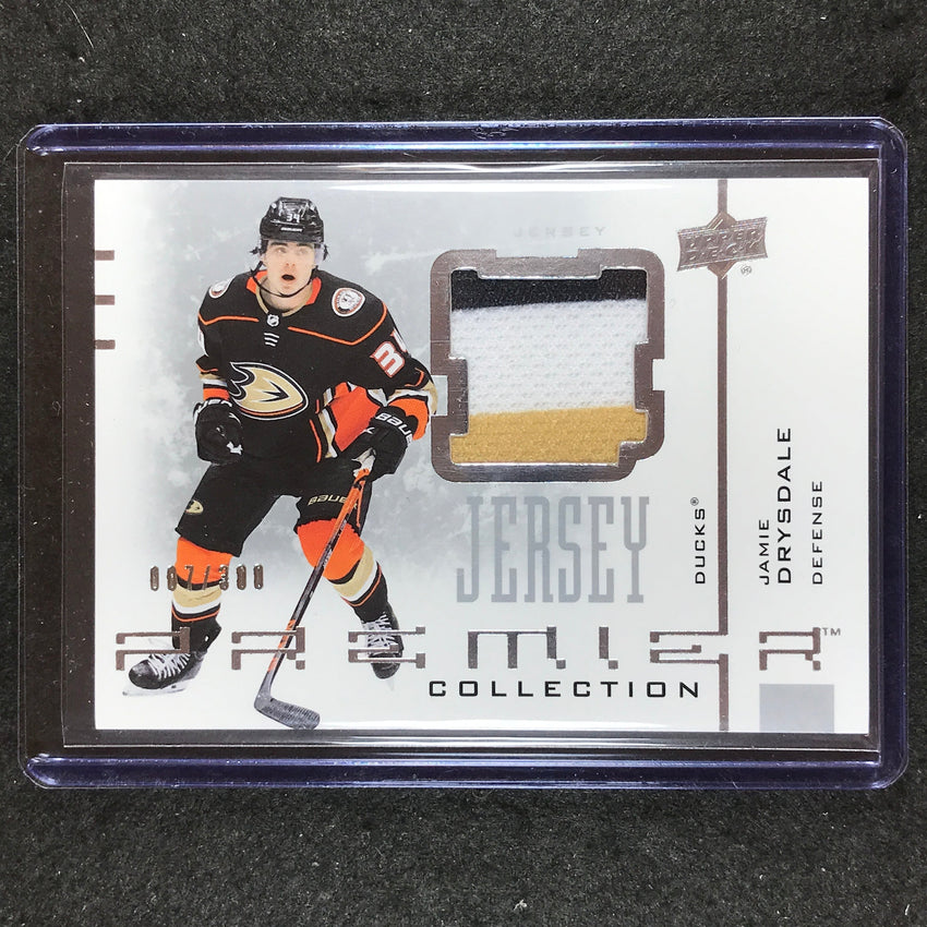 2021-22 Premier Hockey JAMIE DRYSDALE 20th Anniversary Jersey Relic 7/300
