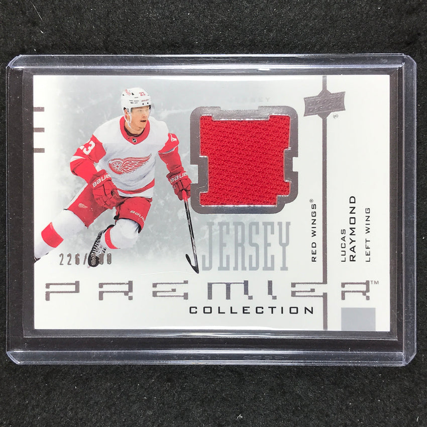 2021-22 Premier Hockey LUCAS RAYMOND 20th Anniversary Jersey Relic 226/300