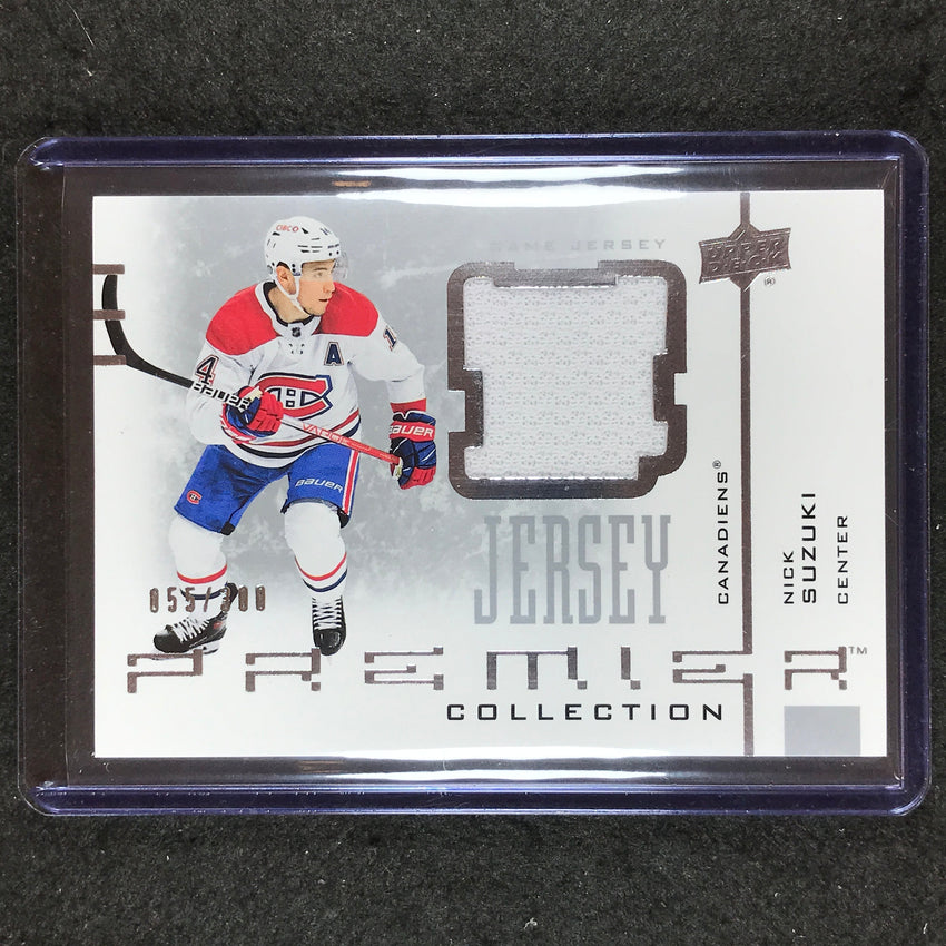 2021-22 Premier Hockey NICK SUZUKI 20th Anniversary Jersey Relic 55/300