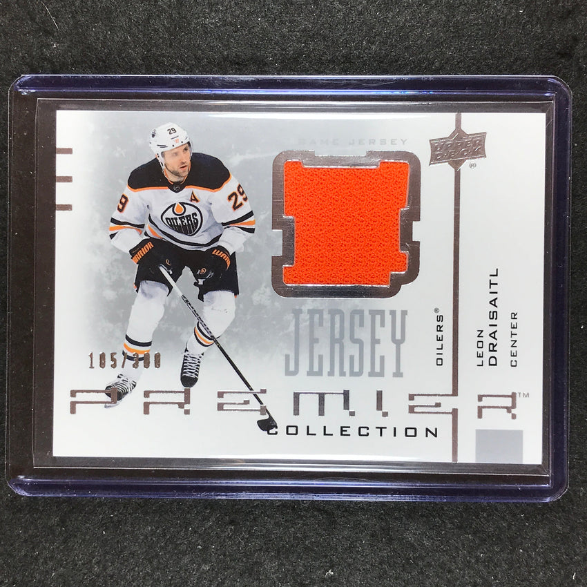 2021-22 Premier Hockey LEON DRAISAITL 20th Anniversary Jersey Relic 105/300