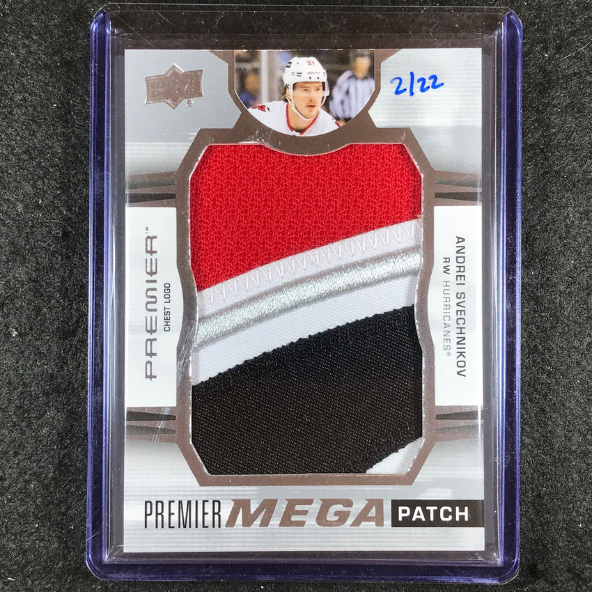 2021-22 Premier Hockey ANDREI SVECHNIKOV Premier Mega Patch Chest Logo 2/22