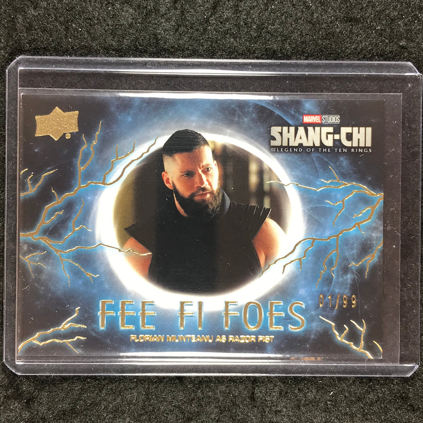 2024 Marvel Studios Series 2 FLORIAN MUNTEAN RAZOR FIST Fee Fi Foes Gold 1/99