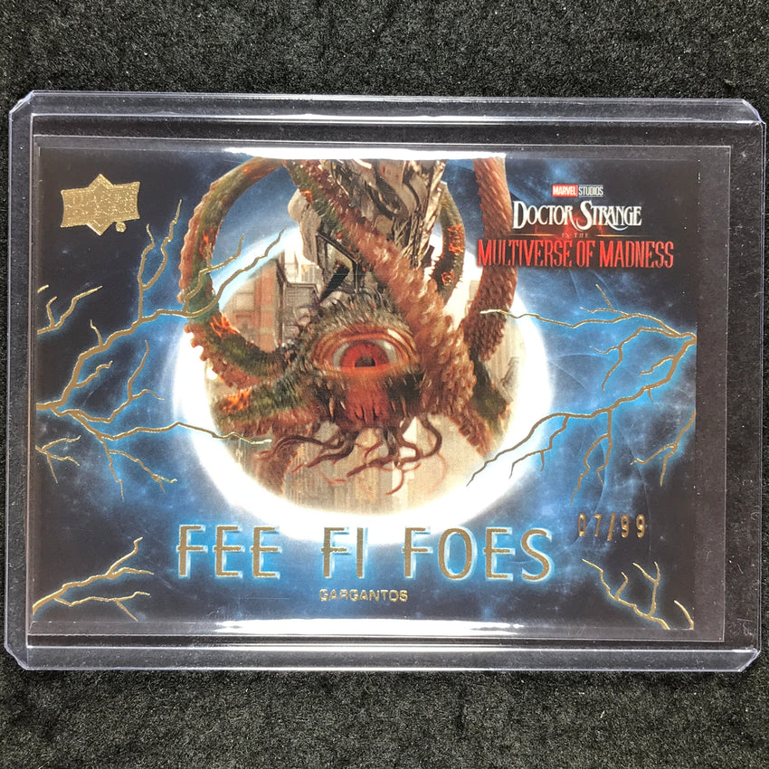 2024 Marvel Studios Series 2 GARGANTOS Fee Fi Foes Gold 7/99 #6