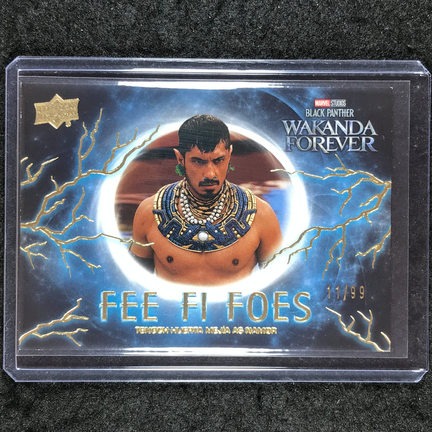 2024 Marvel Studios Series 2 TENOCH HUERTA MEJIA NAMOR Fee Fi Foes Gold 11/99