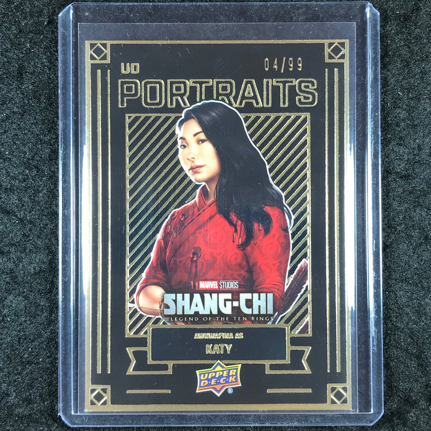 2024 Marvel Studios Series 2 AWKWAFINA AS KATY UD Portraits Gold 4/99 #33