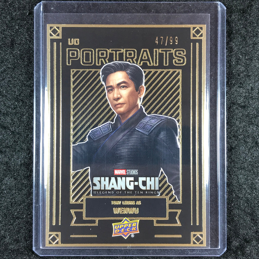 2024 Marvel Studios Series 2 TONY LEUNG AS WENWU UD Portraits Gold 47/99 #45