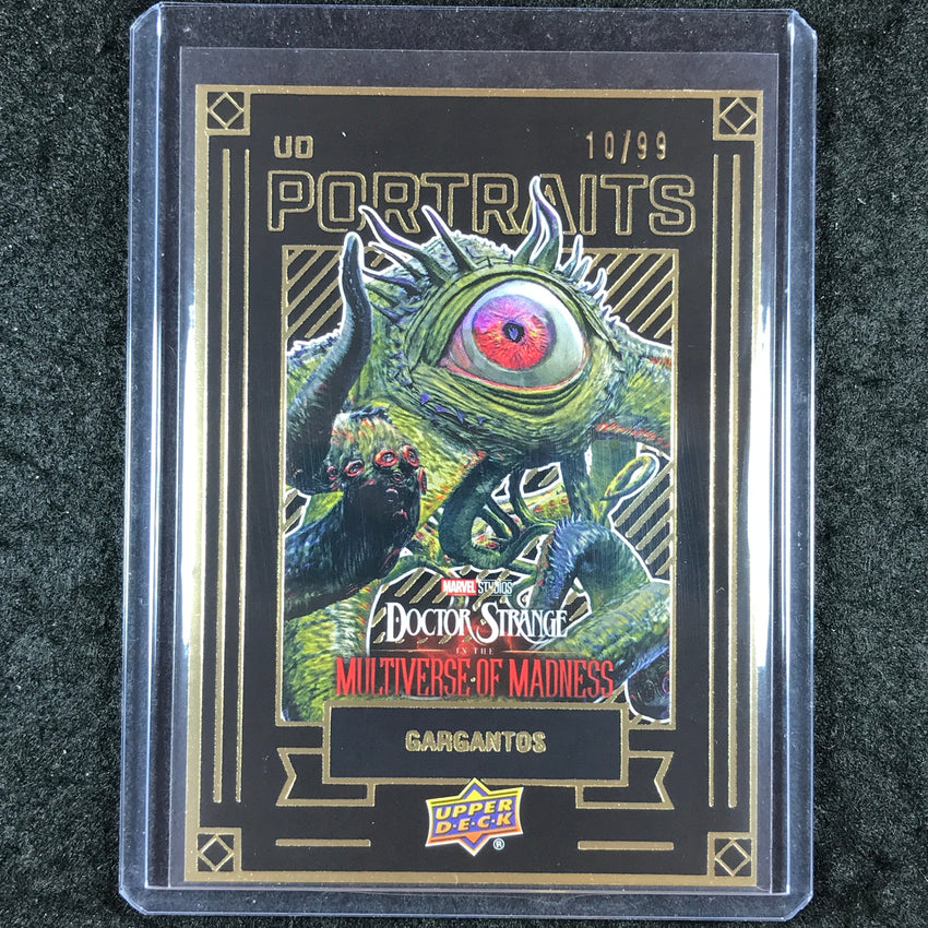 2024 Marvel Studios Series 2 GARGANTOS UD Portraits Gold 10/99 #46