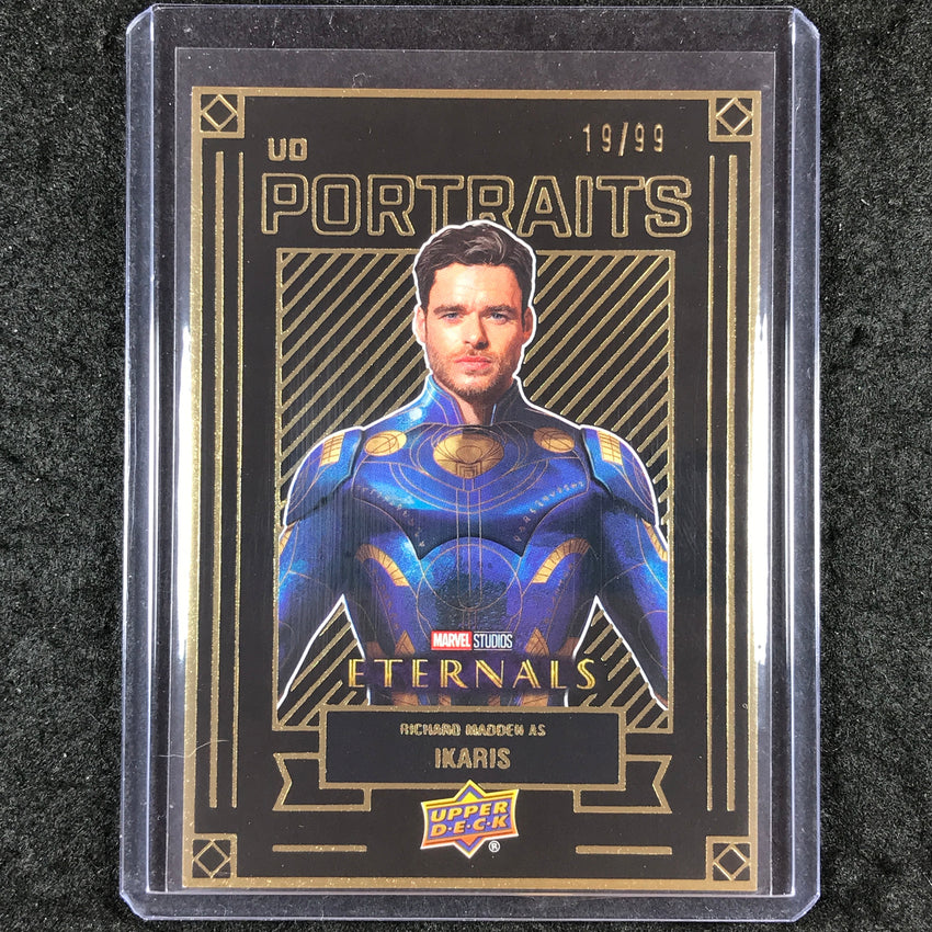 2024 Marvel Studios Series 2 RICHARD MADDEN IKARIS UD Portraits Gold 19/99 #48