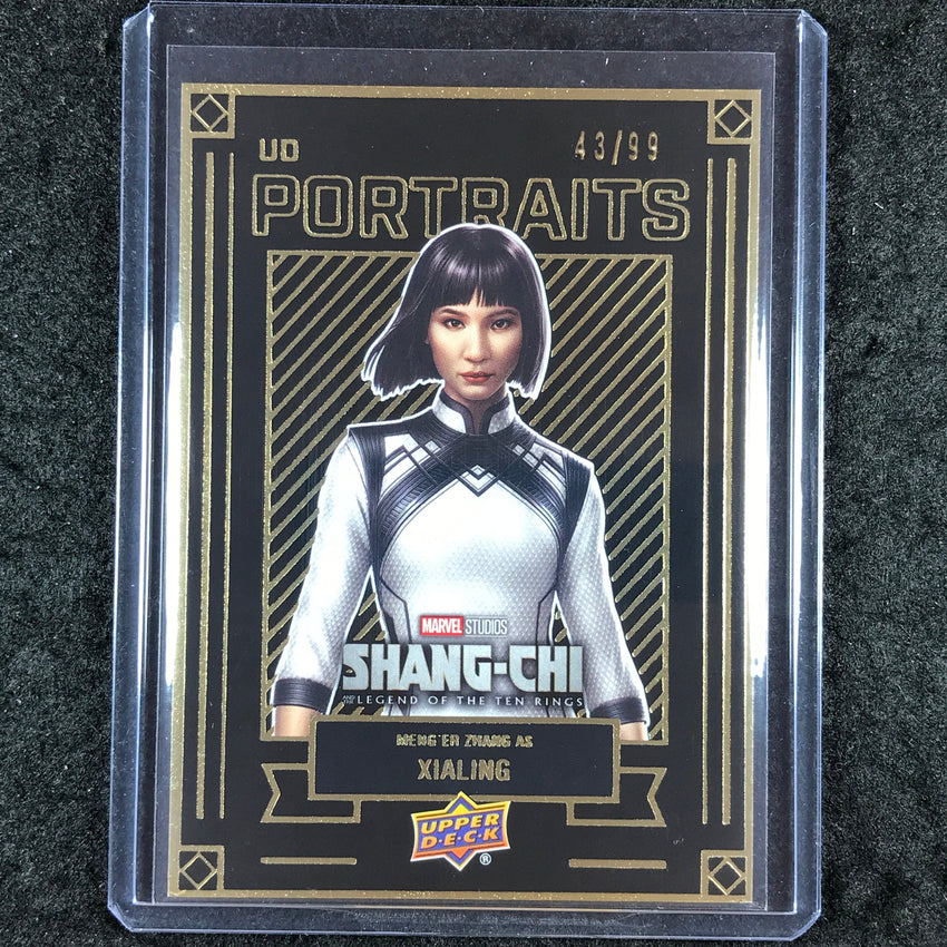 2024 Marvel Studios Series 2 MENG'ER ZHANG XIALING UD Portraits Gold 43/99 #50