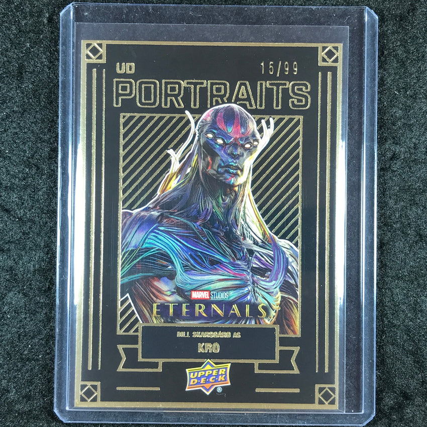 2024 Marvel Studios Series 2 BILL SKARSGARD AS KRO UD Portraits Gold 15/99 #58