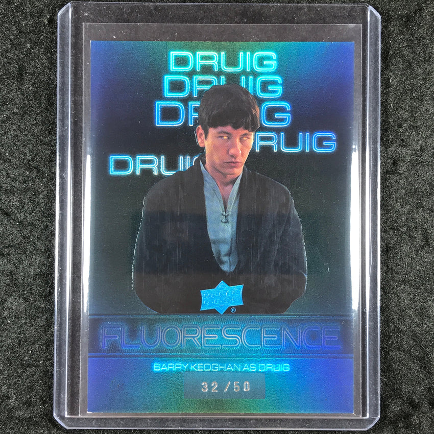 2024 Marvel Studios Series 2 BARRY KEOGHAN AS DRUIG Fluorescence Blue 32/50 #36