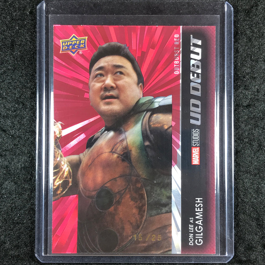 2024 Marvel Studios Series 2 DON LEE GILGAMESH UD Debut Outburst Red 15/25 #246