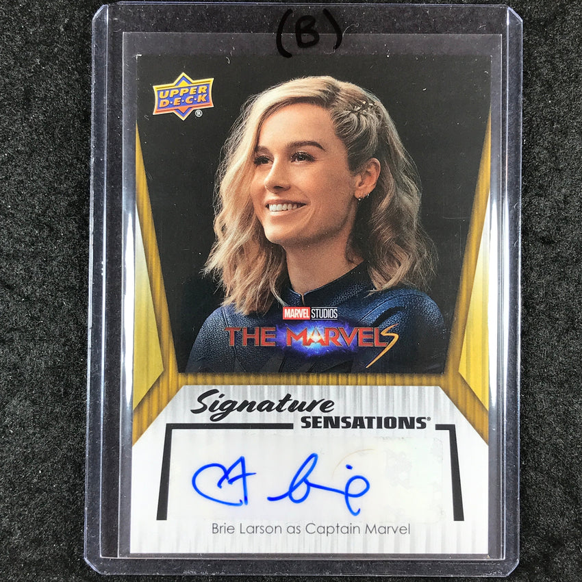 2024 Marvel Studios Series 2 BRIE LARSON CAPTAIN MARVEL Sensations Auto #LA (B)