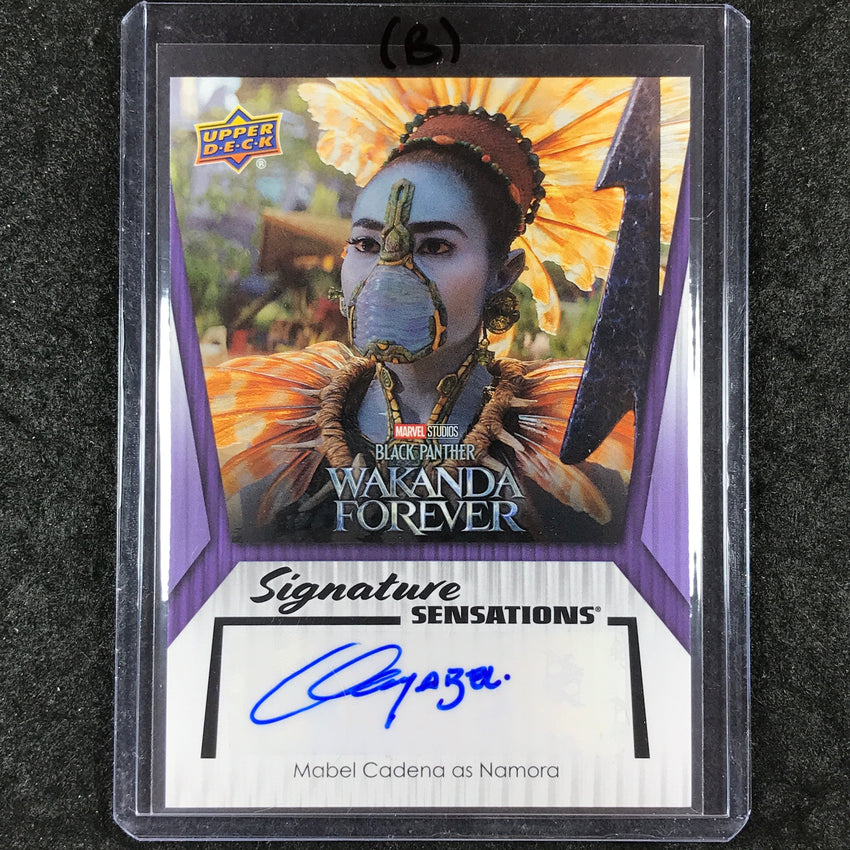 2024 Marvel Studios Series 2 MABEL CADENA AS NAMORA Sensations Auto #MB (B)