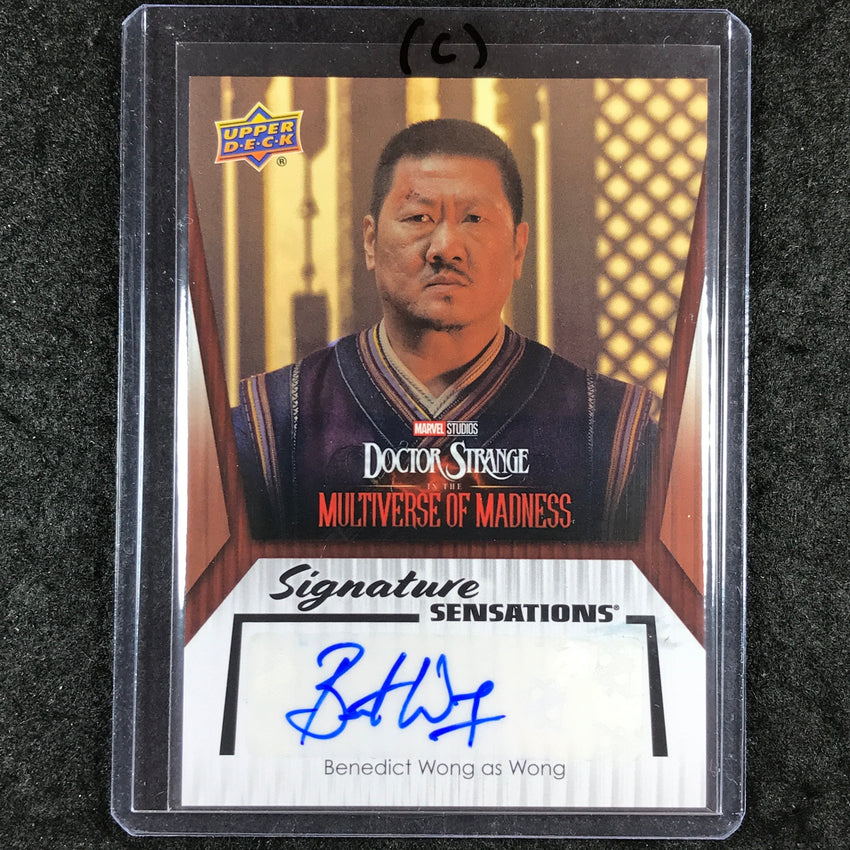2024 Marvel Studios Series 2 BENEDICT WONG AS WONG Sensations Auto #BG (C)