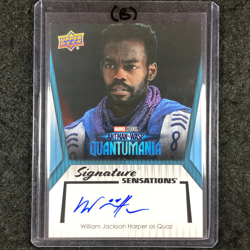 2024 Marvel Studios Series 2 WILLIAM JACKSON HARPER QUAZ Sensations Auto #WH (B)