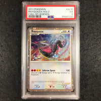 PSA 5 Rayquaza - SL10 - Shiny Holo Rare Pokemon Call of Legends 310
