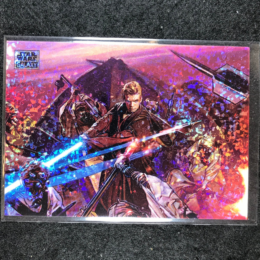 2024 Star Wars Chrome Galaxy ANAKIN SKYWALKER'S REVENGE Mini Diamond #7