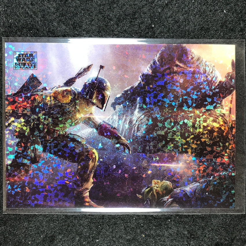 2024 Star Wars Chrome Galaxy JABBA'S BOUNTY HUNTER Mini Diamond Refractor #10