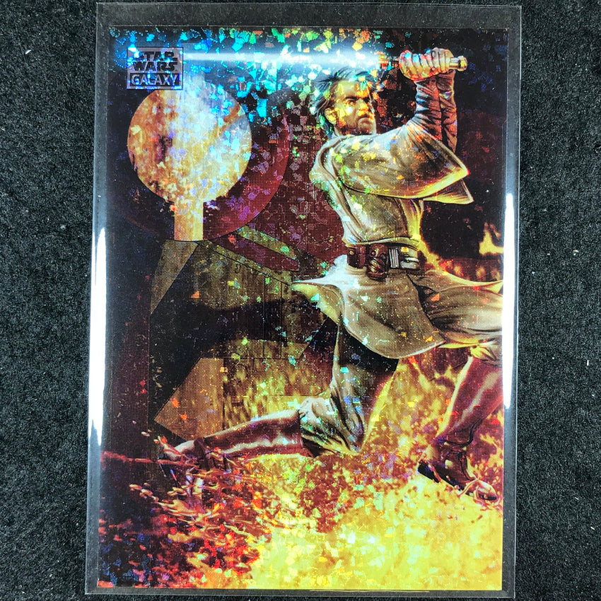 2024 Star Wars Chrome Galaxy OBI-WAN KENOBI Base Mini Diamond Refractor #13