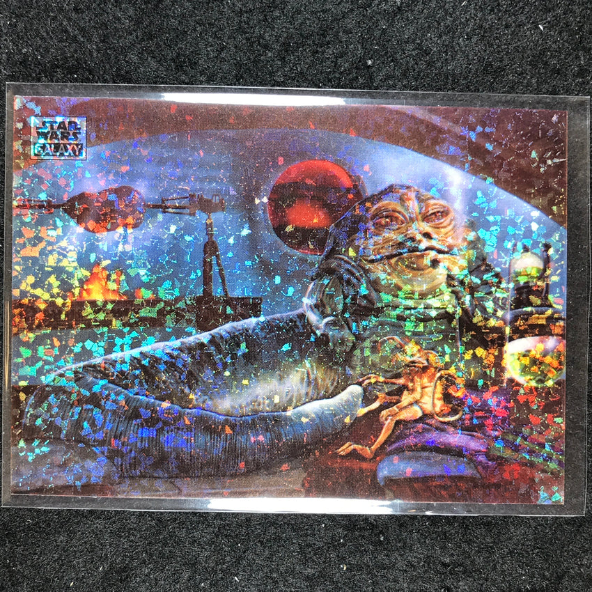 2024 Star Wars Chrome Galaxy THE TATOOINE GANGSTER Mini Diamond Refractor #19