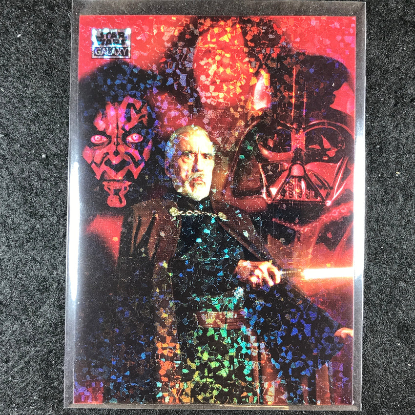 2024 Star Wars Chrome Galaxy SITH LORDS Base Mini Diamond Refractor #25