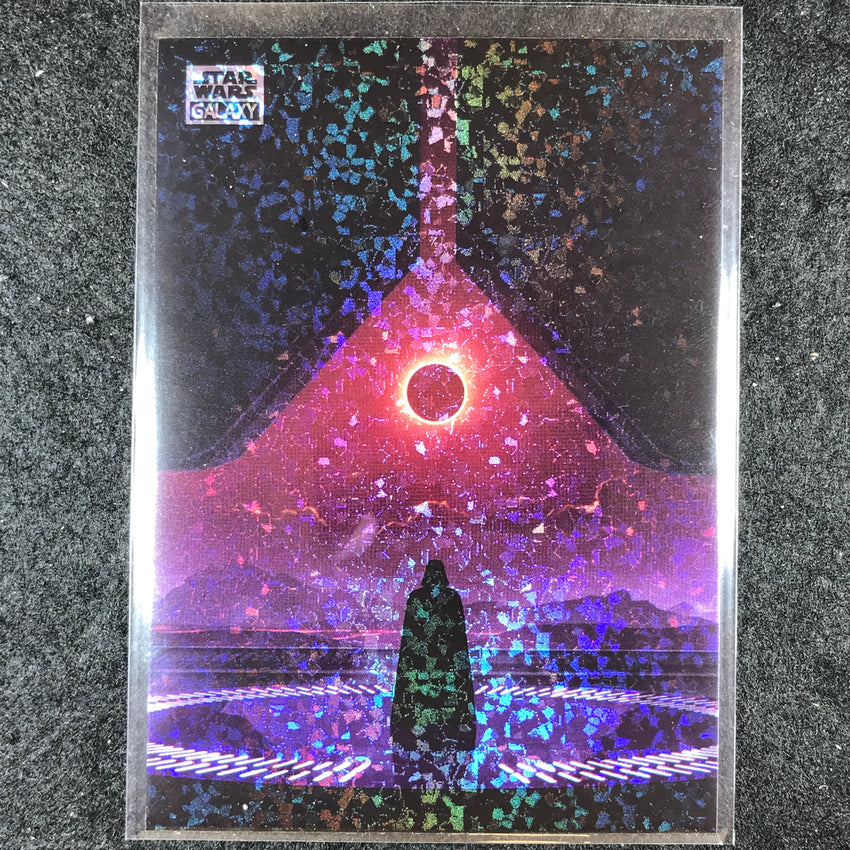 2024 Star Wars Chrome Galaxy THE DARK LORD Base Mini Diamond Refractor #28