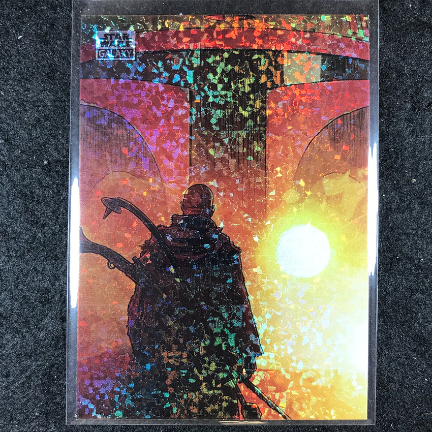 2024 Star Wars Chrome Galaxy THE HUNTER Base Mini Diamond Refractor #36