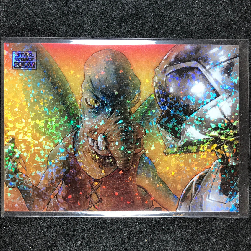2024 Star Wars Chrome Galaxy WATTO Base Mini Diamond Refractor #41