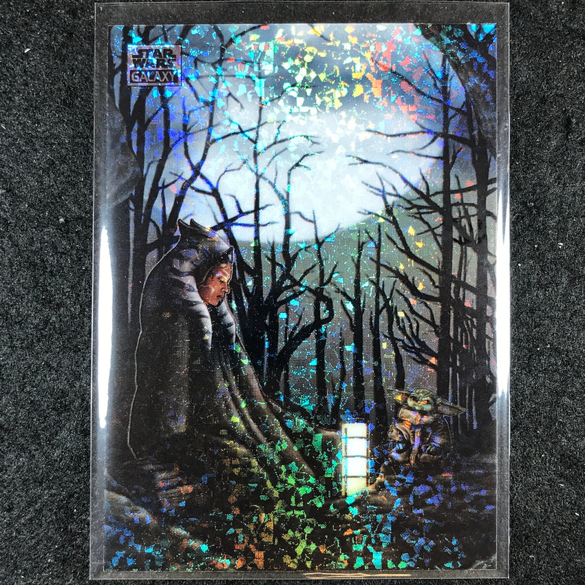 2024 Star Wars Chrome Galaxy COMMUNION IN THE FORCE Mini Diamond Refractor #48