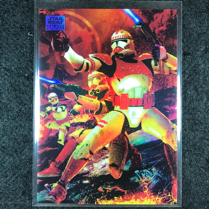 2024 Star Wars Chrome Galaxy IMPERIAL SHOCK TROOPERS Base Refractor #12
