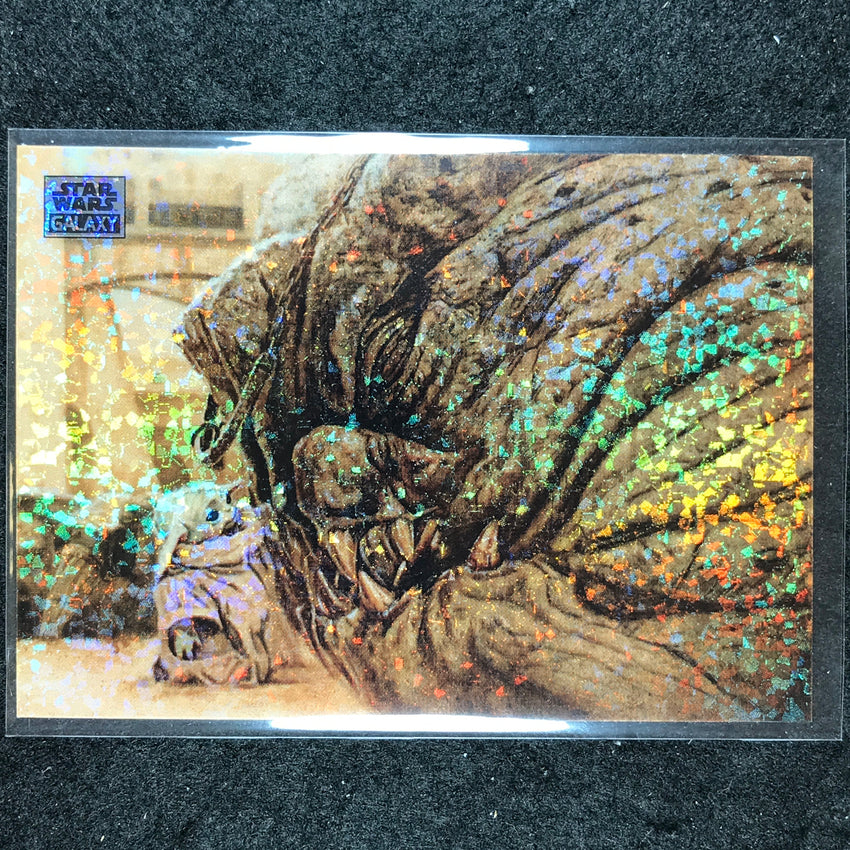 2024 Star Wars Chrome Galaxy CALMING TOUCH Base Mini Diamond Refractor #53