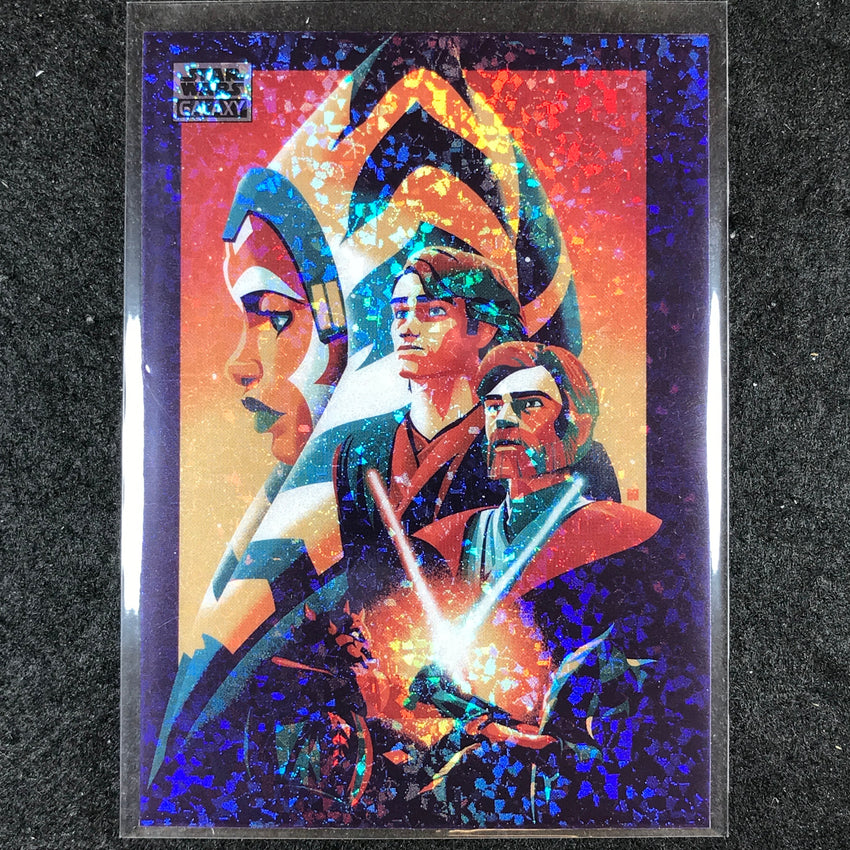 2024 Star Wars Chrome Galaxy VICTORY AND DEFEAT Base Mini Diamond Refractor #58