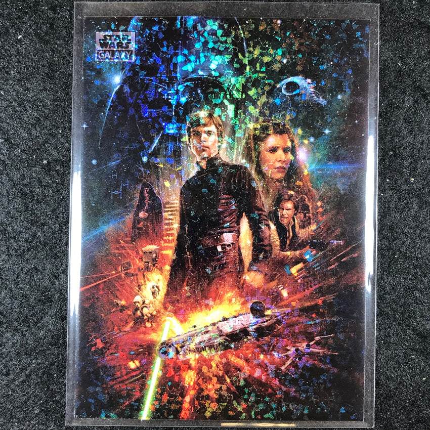 2024 Star Wars Chrome Galaxy THE DESTINY OF A JEDI Mini Diamond Refractor #70