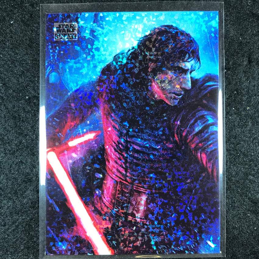 2024 Star Wars Chrome Galaxy THE DUEL: KYLO REN Base Mini Diamond Refractor #71
