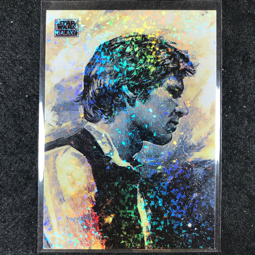 2024 Star Wars Chrome Galaxy HAN SOLO Base Mini Diamond Refractor #84