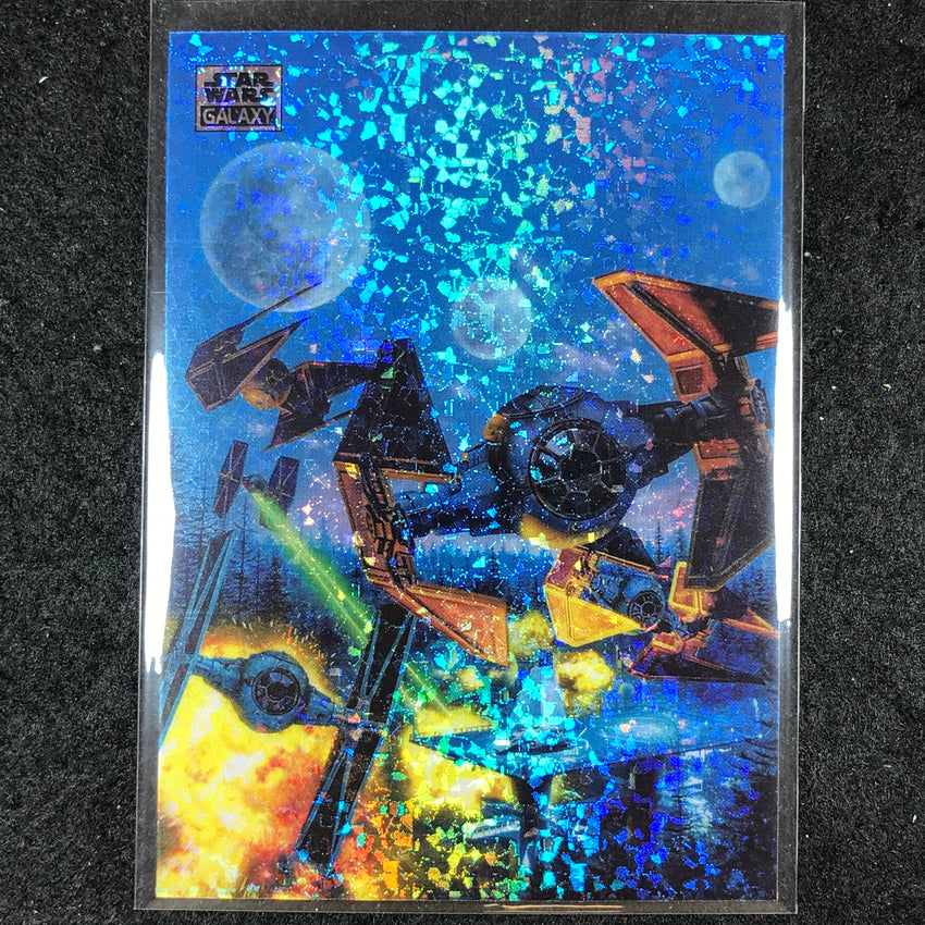 2024 Star Wars Chrome Galaxy IMPERIAL FLEET Base Mini Diamond Refractor #86