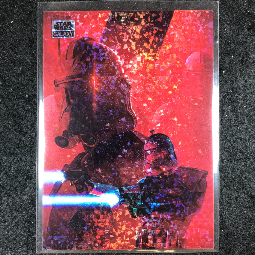 2024 Star Wars Chrome Galaxy FOLLOWING ORDERS Base Mini Diamond Refractor #88