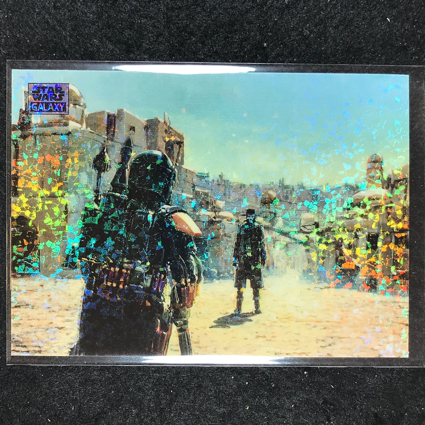 2024 Star Wars Chrome Galaxy STANDOFF Base Mini Diamond Refractor #91